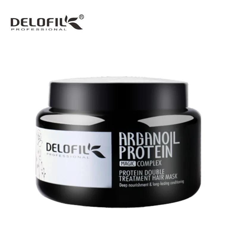 Delofil Collagen Hair Mask Moisturizes and Repairs Argan Oil to treat damaged hair and deeply moisturize it