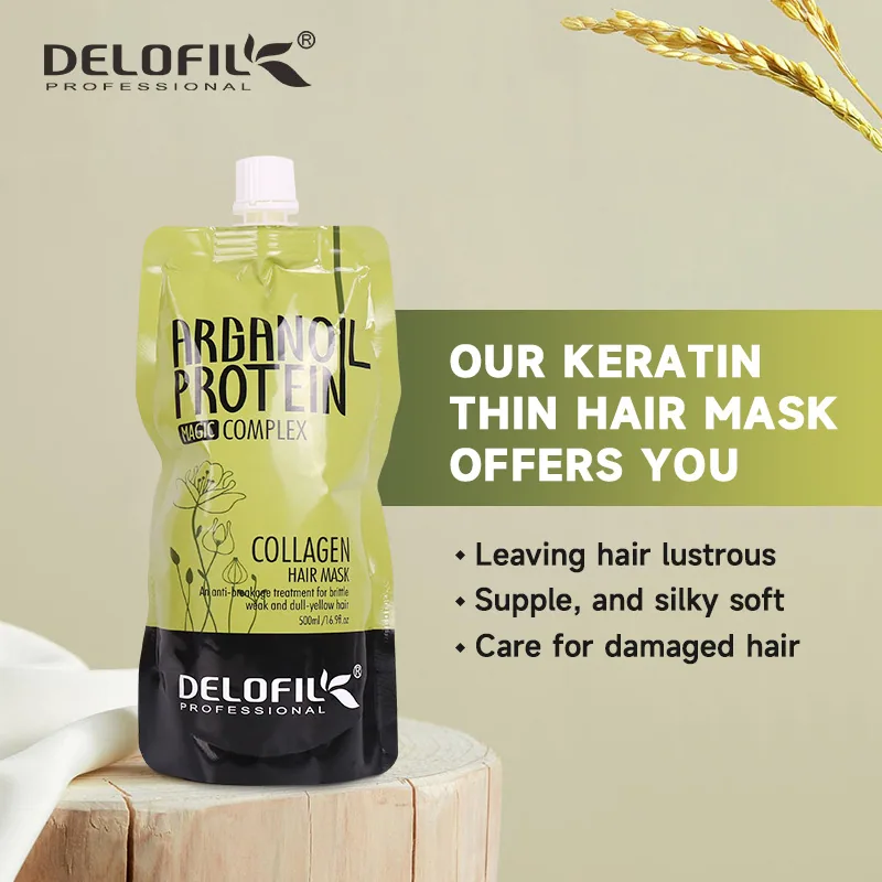 Delofil factory direct sales moisturizing hair mask improves frizz and suppresses hair strands, repairs and refreshes, does not 3