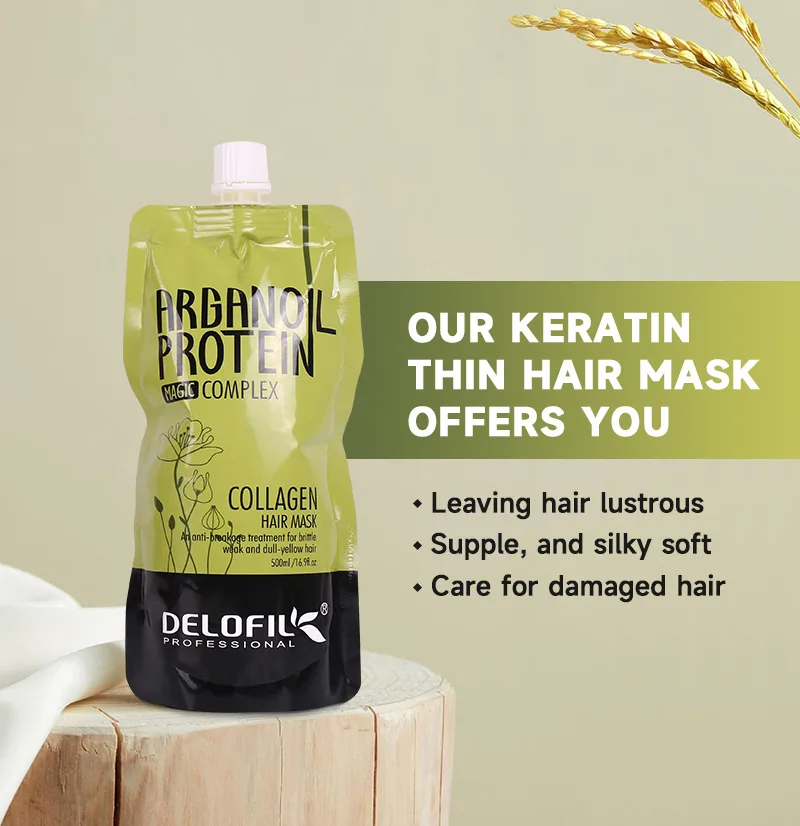 Delofil factory direct sales moisturizing hair mask improves frizz and suppresses hair strands, repairs and refreshes, does not 7