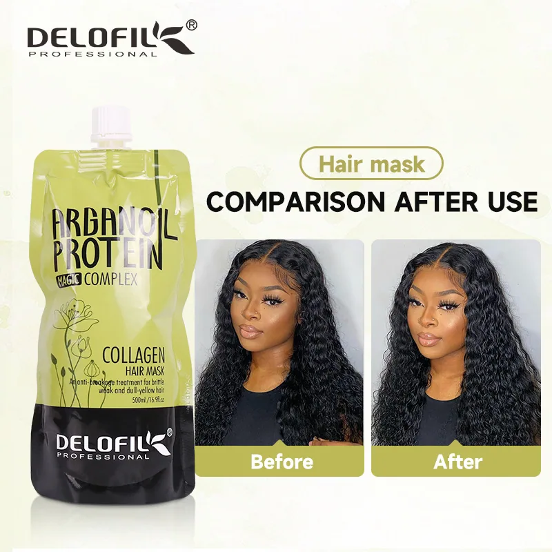 Delofil factory direct sales moisturizing hair mask improves frizz and suppresses hair strands, repairs and refreshes, does not 5