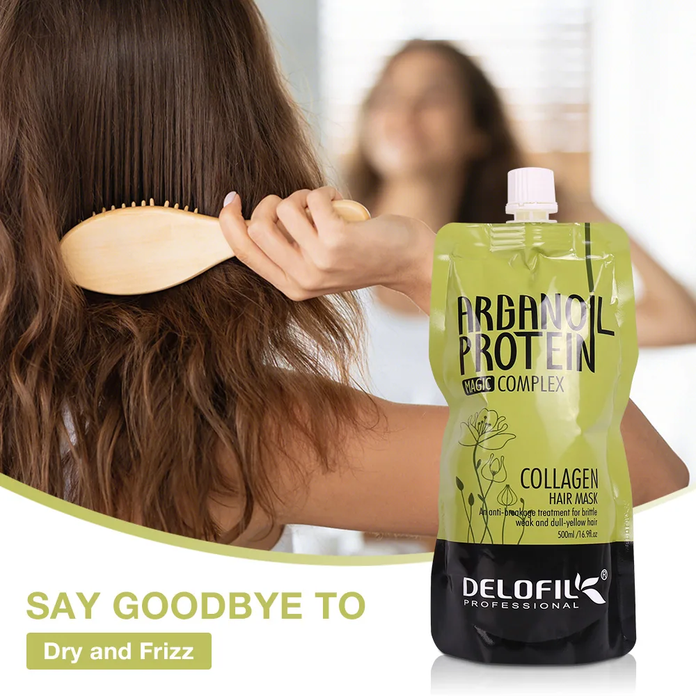 Delofil factory direct sales moisturizing hair mask improves frizz and suppresses hair strands, repairs and refreshes, does not 6