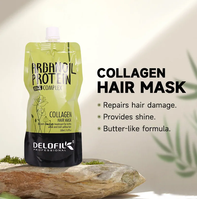 Delofil factory direct sales moisturizing hair mask improves frizz and suppresses hair strands, repairs and refreshes, does not 10