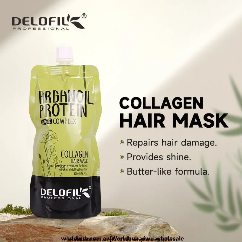 Delofil factory direct sales moisturizing hair mask improves frizz and suppresses hair strands, repairs and refreshes, does not