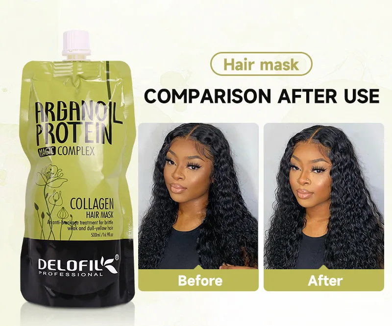 Delofil factory direct sales moisturizing hair mask improves frizz and suppresses hair strands, repairs and refreshes, does not 11