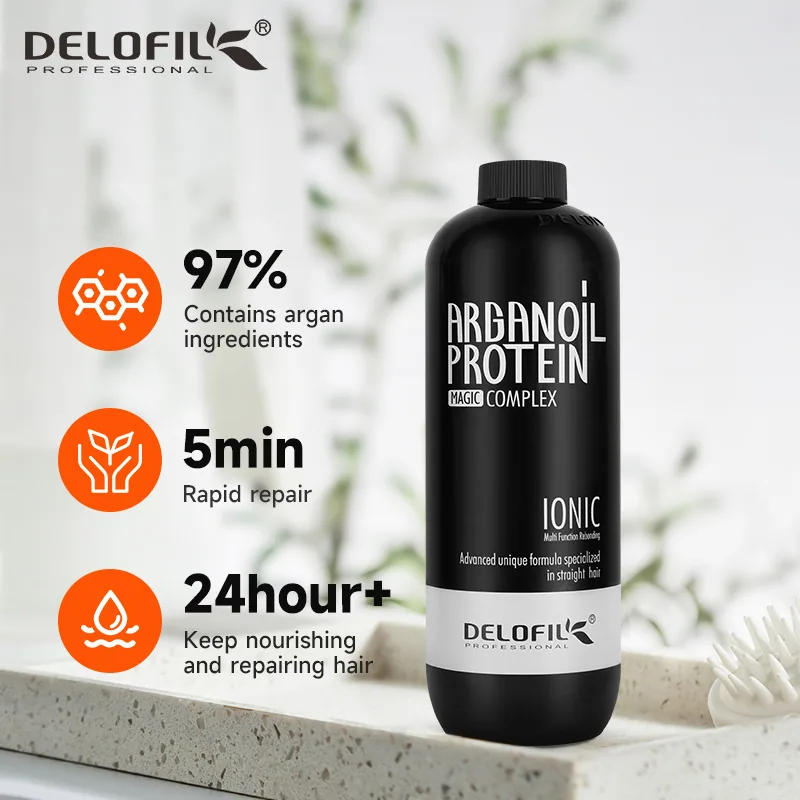 Delofil kératine crème défrisante crème lissante 3-en-1 produit de salon produits capillaires approvisionnement exclusif transfrontalier 5