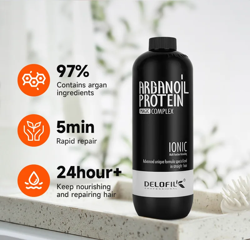 Delofil kératine crème défrisante crème lissante 3-en-1 produit de salon produits capillaires approvisionnement exclusif transfrontalier 9