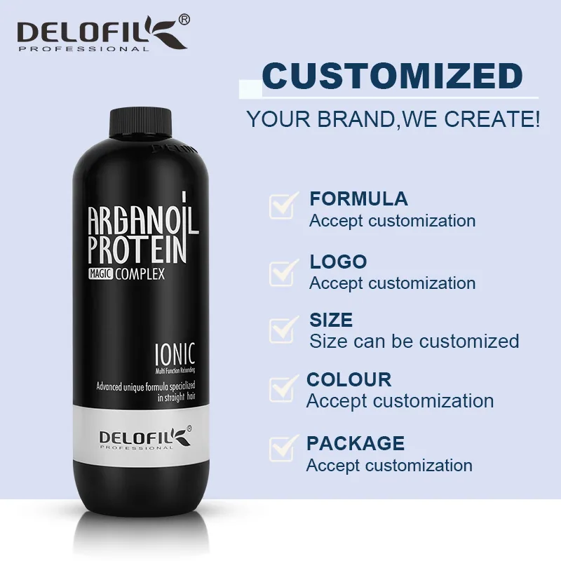 Delofil kératine crème défrisante crème lissante 3-en-1 produit de salon produits capillaires approvisionnement exclusif transfrontalier 4