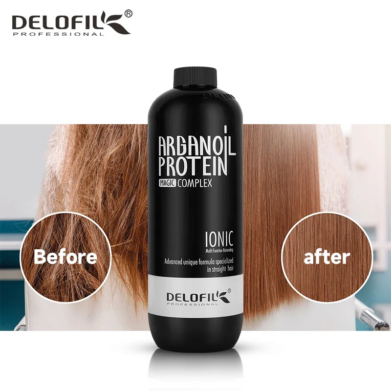 Delofil kératine crème défrisante crème lissante 3-en-1 produit de salon produits capillaires approvisionnement exclusif transfrontalier 3