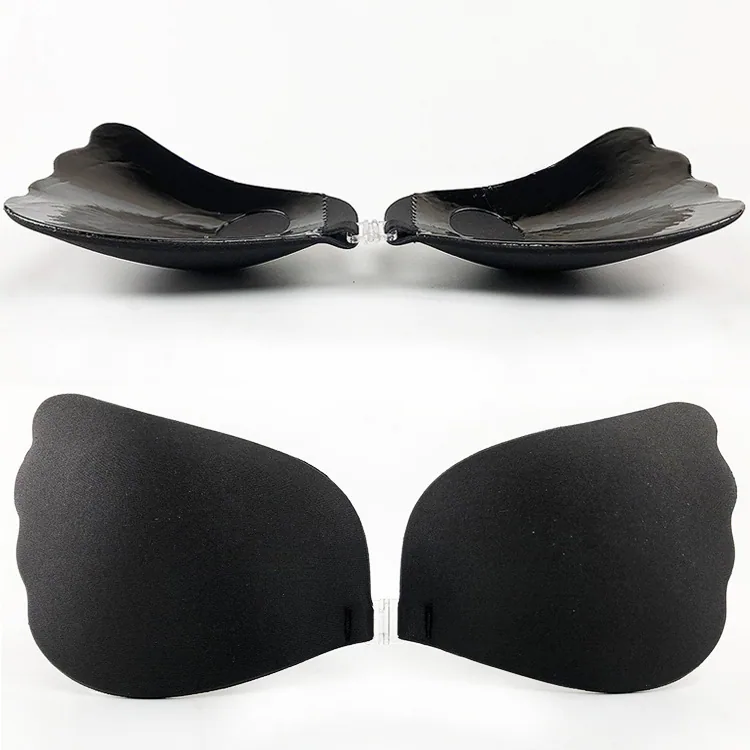Factory direct sales invisible bra seamless silicone chest patch invisible underwear anti-light gathering lifting silicone latex 2