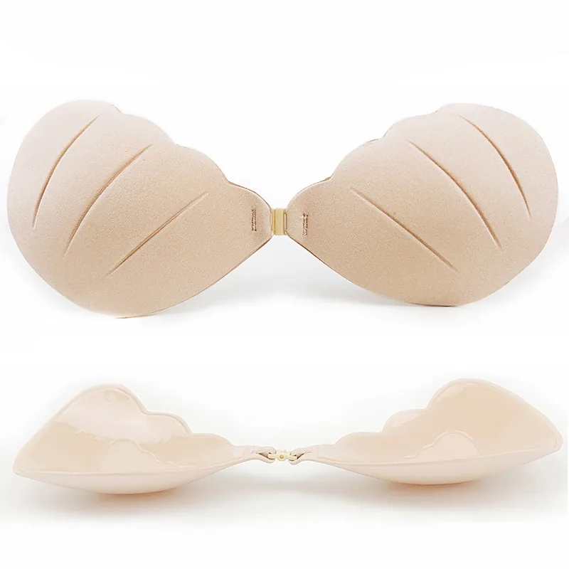 Cross-border explosive silicone bra gathering underwear silicone bra breathable invisible bra nuibra chest patch