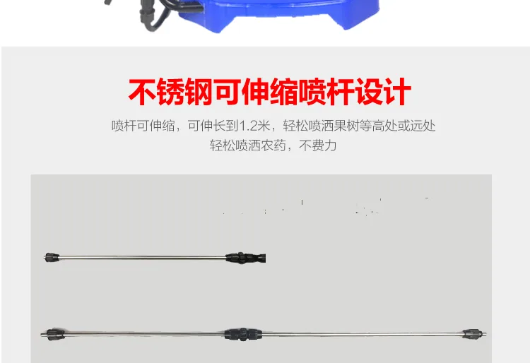 Manufacturer wholesale agricultural manual sprayer thickened PP hand sprayer 16 liter octagonal vintage sprayer 7