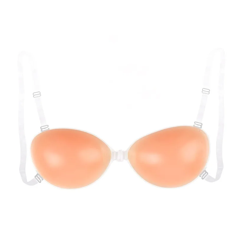 Silicone Chest Patch Gathered Shoulder Strap Strapless Nipple Patch Wedding Dress Invisible Bra Women Silicone Bra Nipple Patch 10