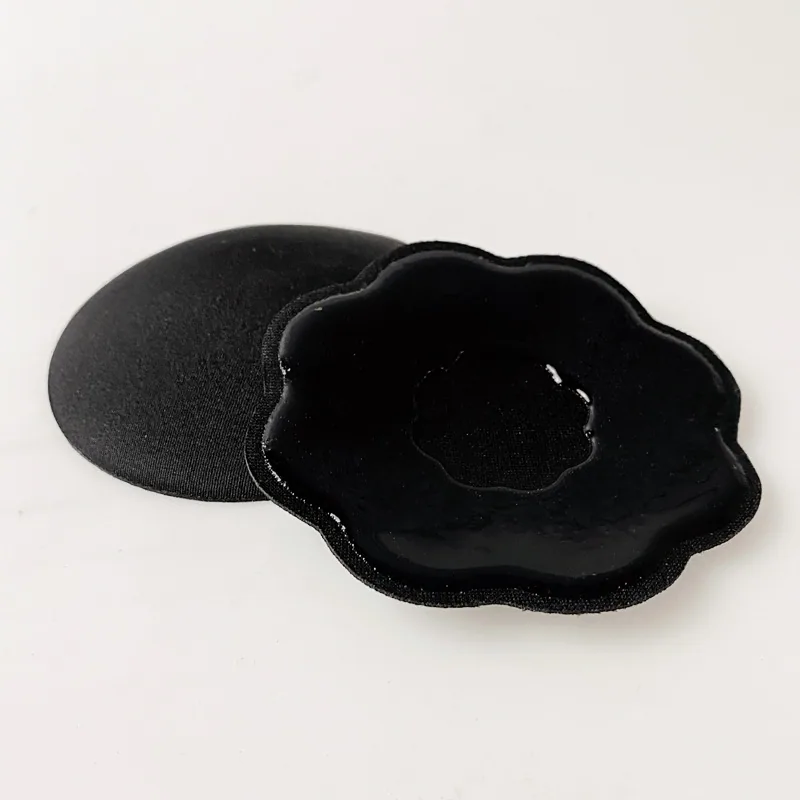 Factory wholesale face brushed nipple patches for women breathable invisible anti-bump anti-light nipple patch silicone chest pa 2