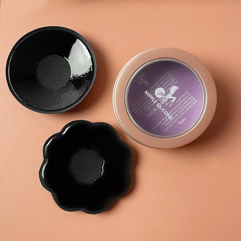 Factory wholesale face brushed nipple patches for women breathable invisible anti-bump anti-light nipple patch silicone chest pa 9