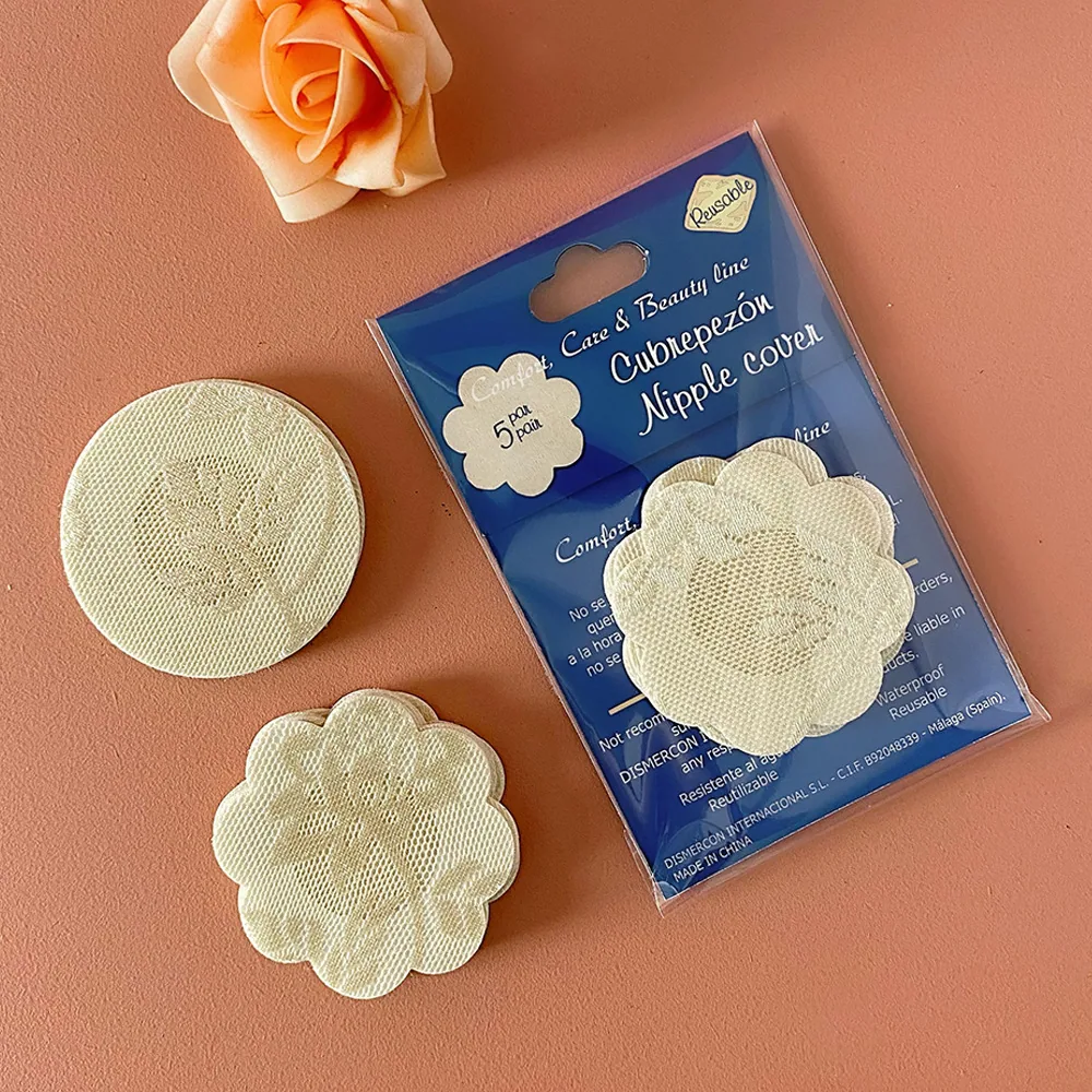 Disposable lace chest patches, anti-light nipple patches, anti-bump silicone erotic invisible nipple patches, cross-border sourc 21