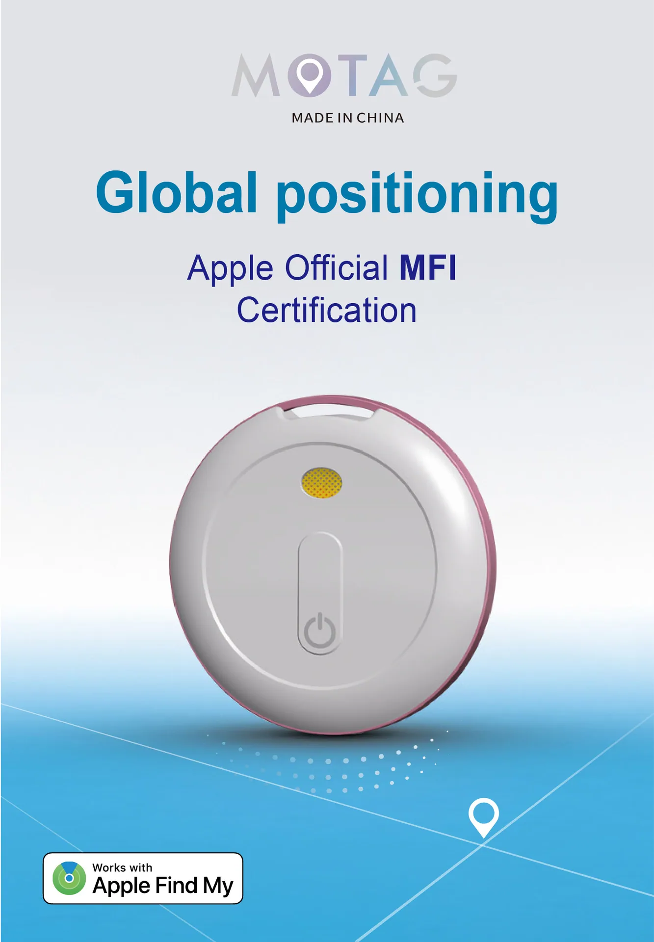 Motag Anti-Lost Device MFI Certified Anti-Los Locator untuk Barangan Utama Dompet Warga Emas Pemburu Haiwan Peliharaan GPS Kereta 9