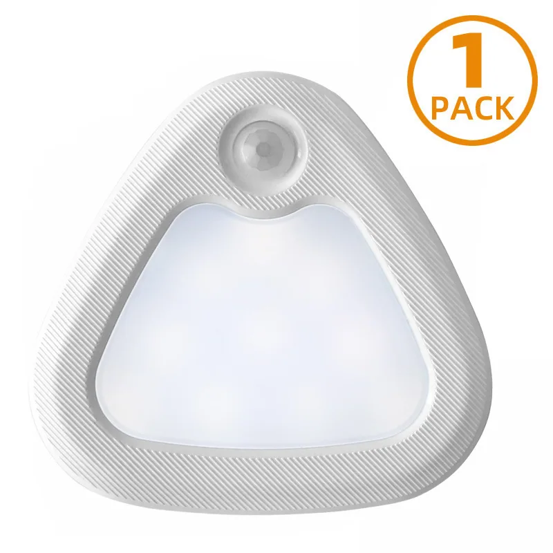 Amazon hot sale LED body sensor light smart home bedroom bathroom aisle wireless battery night light