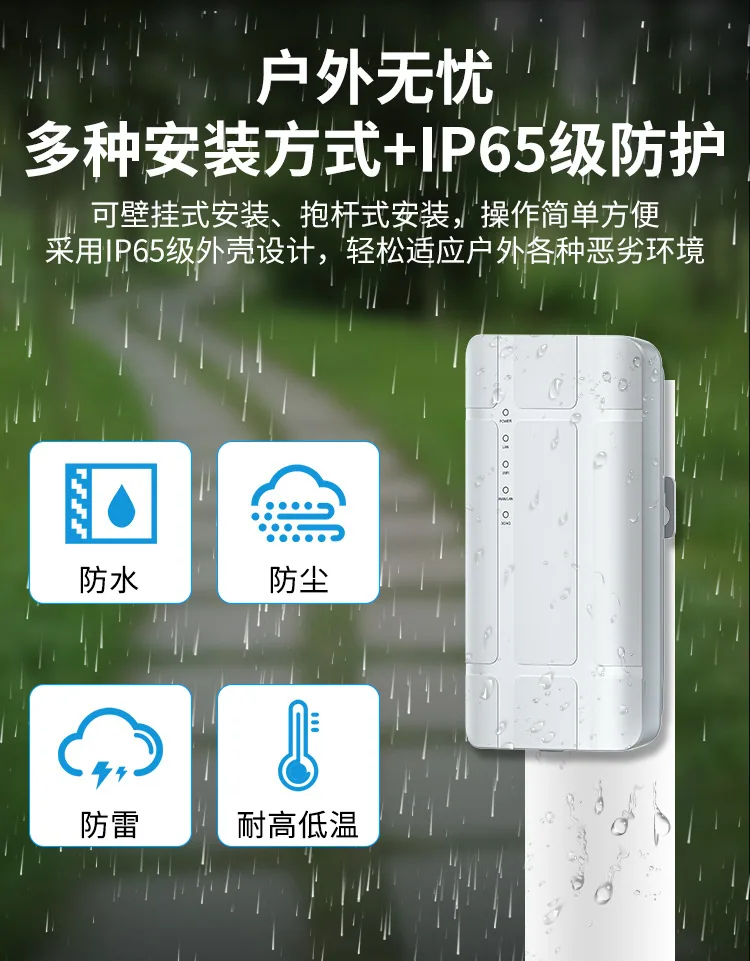Leguang outdoor 4G plug-in card CPE wireless router outdoor waterproof ap monitoring 4G to wired SIM card with network port 11
