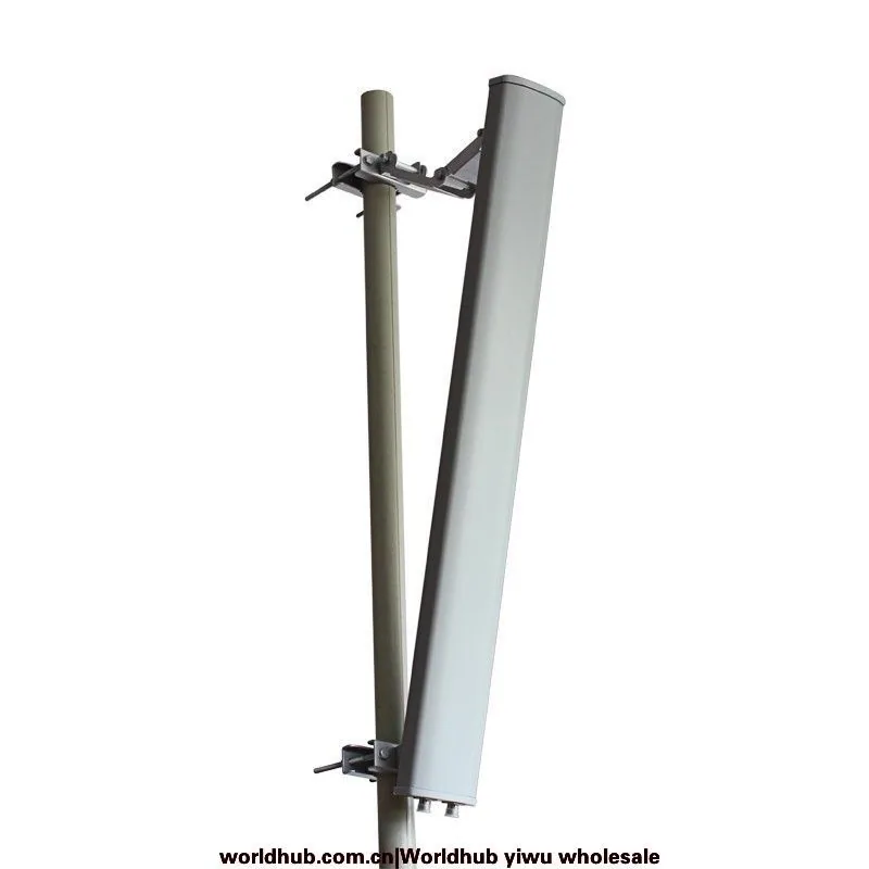 2.4G 17dbi Fan WiFi Antenna 120 Degree Dual Polarization Fan High Gain Directional Base Station Antenna N Female