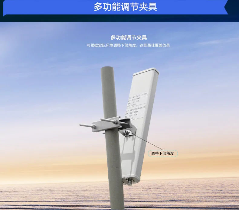 Dual Polarization Sector WiFi Antenna 2.4G High Gain Directional Antenna N Female 14dbi Base Station Fan Coverage 7