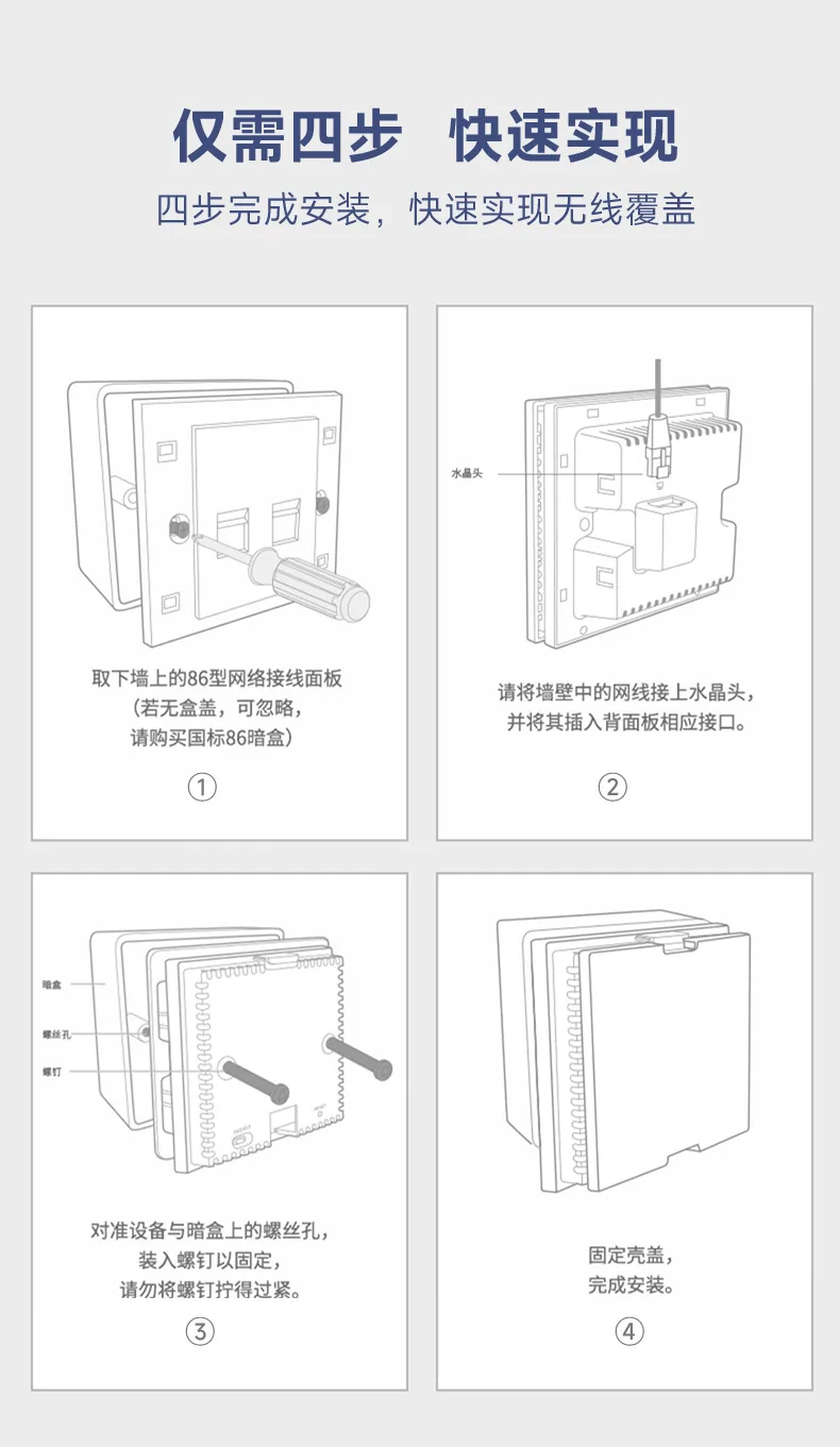 Leguang 1800M கிகாபிட் டூயல் பேண்ட் 86 வகை wifi6 வயர்லெஸ் ஏபி பேனல் உட்பொதிக்கப்பட்ட போ முழு வீடு வைஃபை கவரேஜ் 13