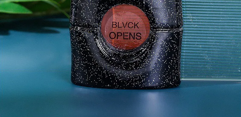 Black Opium 50ml perfume details close-up, lasting coffee and citrus fragrance, affordable black opium perfume for students