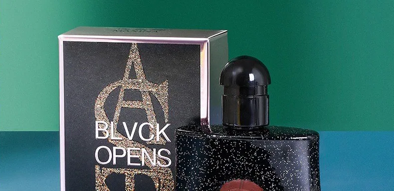 Black Opium perfume 50ml outer package display, lasting coffee and citrus fragrance, students' cheap black opium