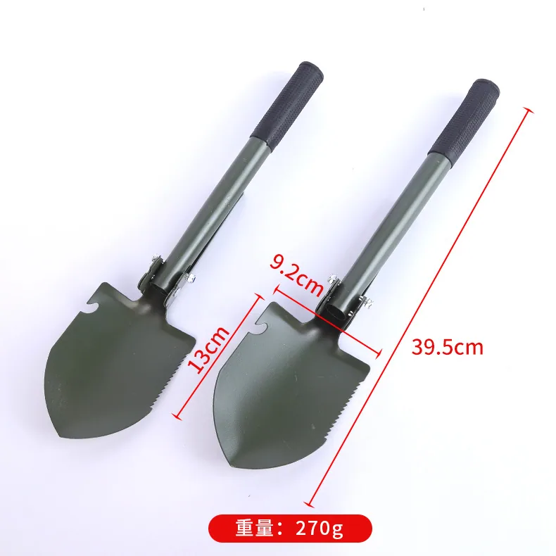 Military shovel garden fishing supplies trumpet folding shovel military shovel outdoor fishing Small shovel for survival in camp 5