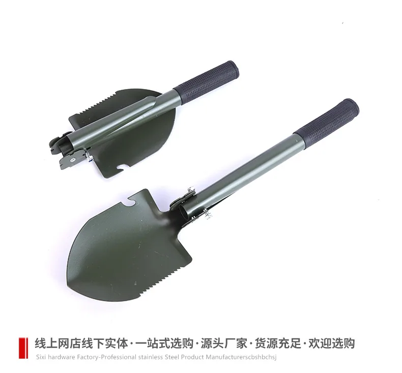 Military shovel garden fishing supplies trumpet folding shovel military shovel outdoor fishing Small shovel for survival in camp 13