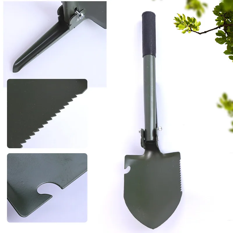 Military shovel garden fishing supplies trumpet folding shovel military shovel outdoor fishing Small shovel for survival in camp 6