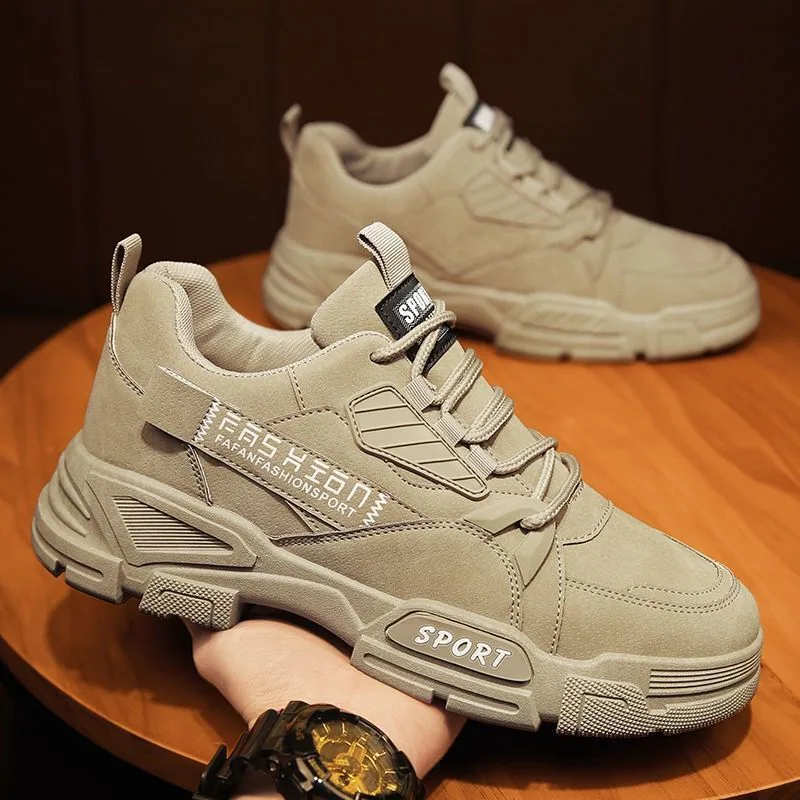 Zapatos de hombre de protección laboral, nuevos zapatos de trabajo transpirables de otoño, versión coreana versátil para homb