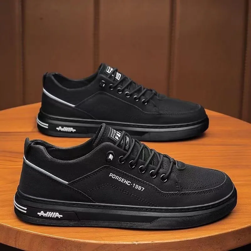 Spring men's shoes, new breathable shoes, men's Korean version trend, versatile, non-slip, wear-resistant, athleisure shoes, sho - Other Shoes 2