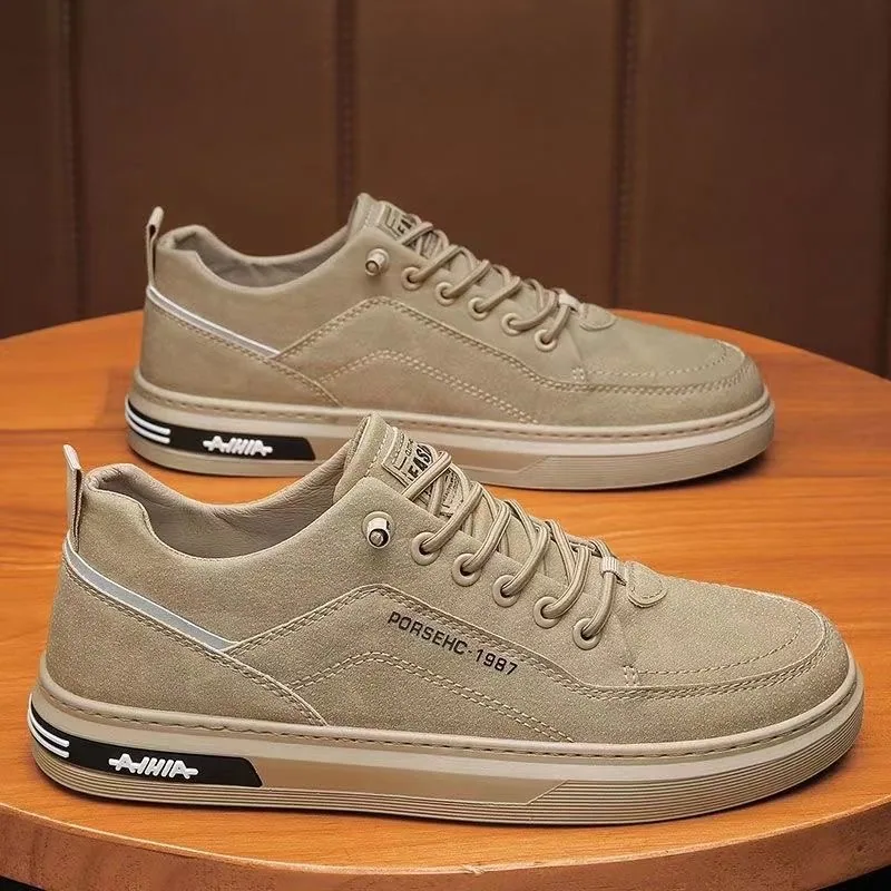 Spring men's shoes, new breathable shoes, men's Korean version trend, versatile, non-slip, wear-resistant, athleisure shoes, sho - Other Shoes
