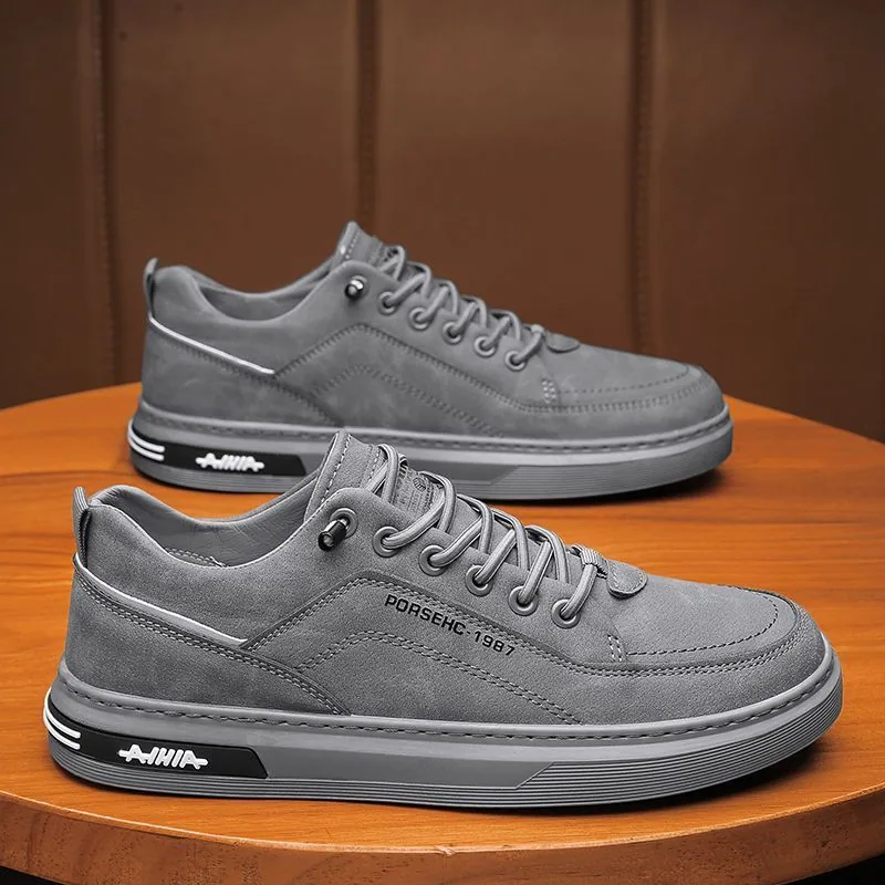 Spring men's shoes, new breathable shoes, men's Korean version trend, versatile, non-slip, wear-resistant, athleisure shoes, sho - Other Shoes 3