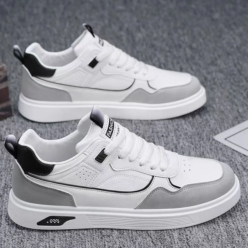 Spring men's shoes, new breathable canvas shoes, men's Korean version of the trend, versatile little white, men's athleisure boa - Other Shoes 3