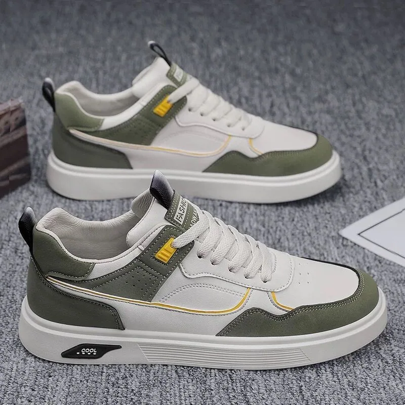 Spring men's shoes, new breathable canvas shoes, men's Korean version of the trend, versatile little white, men's athleisure boa - Other Shoes 2