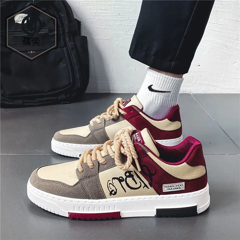 2024 New Summer Men's Canvas Shoes Korean Trendy Board Shoes Versatile Student Shoes Men's ins casual trendy shoes 3