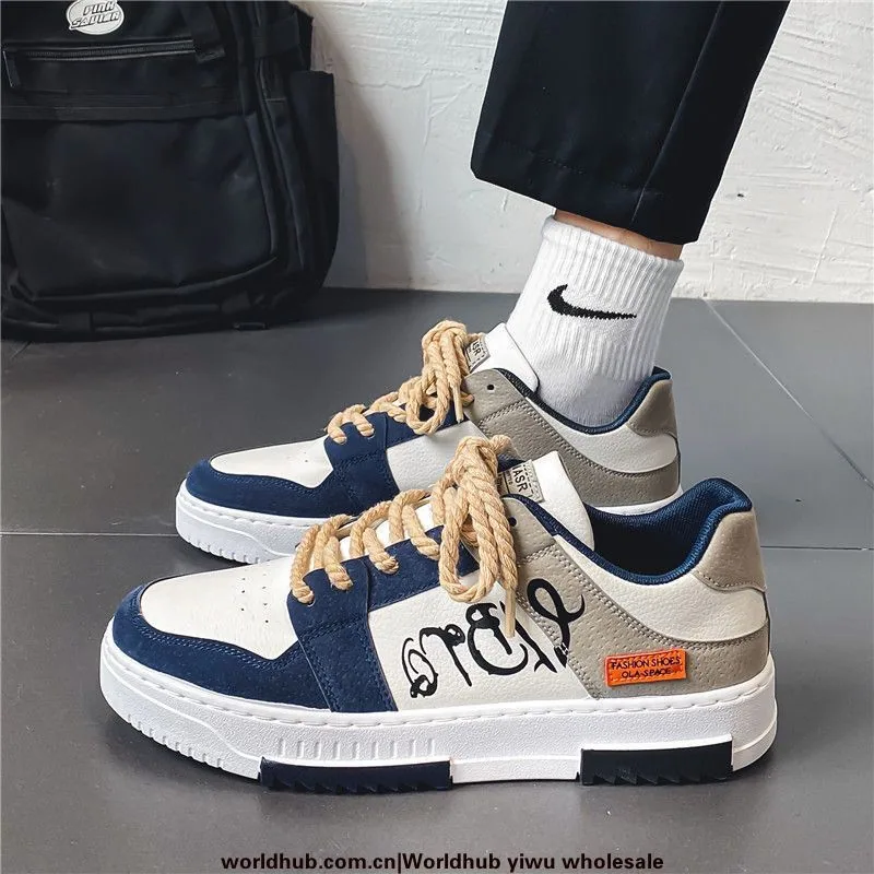 2024 New Summer Men's Canvas Shoes Korean Trendy Board Shoes Versatile Student Shoes Men's ins casual trendy shoes