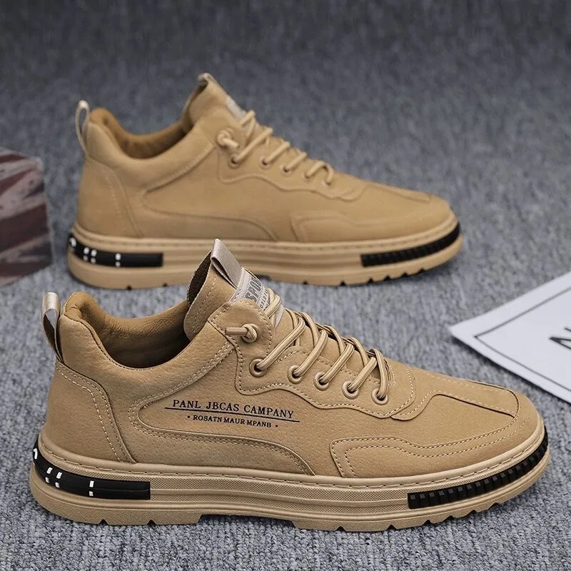 Spring new breathable cargo shoes men's Korean version trendy versatile sports casual shoes platform shoes daddy trendy shoes 2