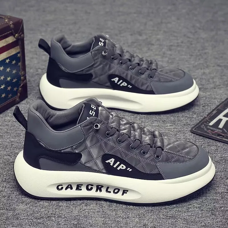 Men's shoes summer new breathable canvas shoes men's student Korean version versatile white shoes platform sneakers trendy shoes 3