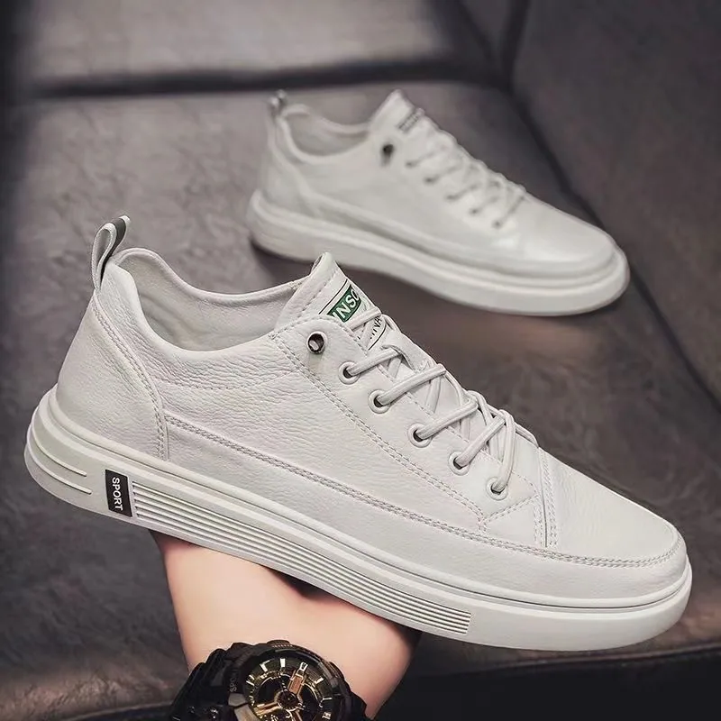 Summer men's shoes, new breathable and waterproof, white shoes, men's trend, versatile sneakers, casual shoes, board shoes, t