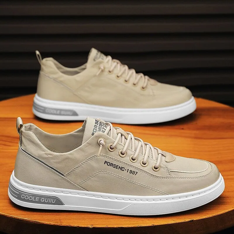 Canvas shoes, men's shoes, new breathable white shoes for men, men's Korean version of versatile sports casual shoes, board shoe 2
