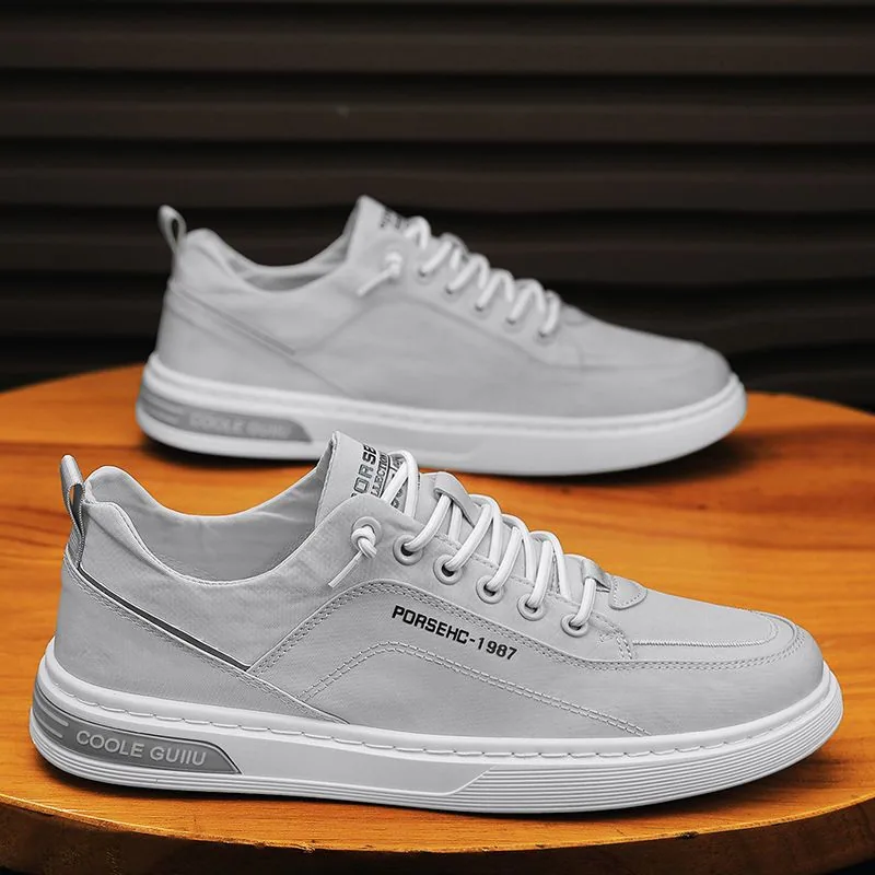 Canvas shoes, men's shoes, new breathable white shoes for men, men's Korean version of versatile sports casual shoes, board s