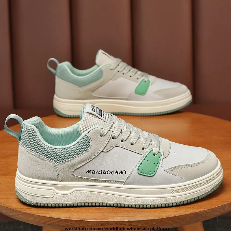 Spring men's shoes, new breathable canvas shoes, men's Korean version, versatile white shoes, platform sneakers, casual shoes
