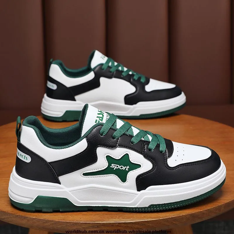 Men's shoes 2024 autumn new breathable white shoes men's trend versatile platform sneakers casual board shoes trendy shoes