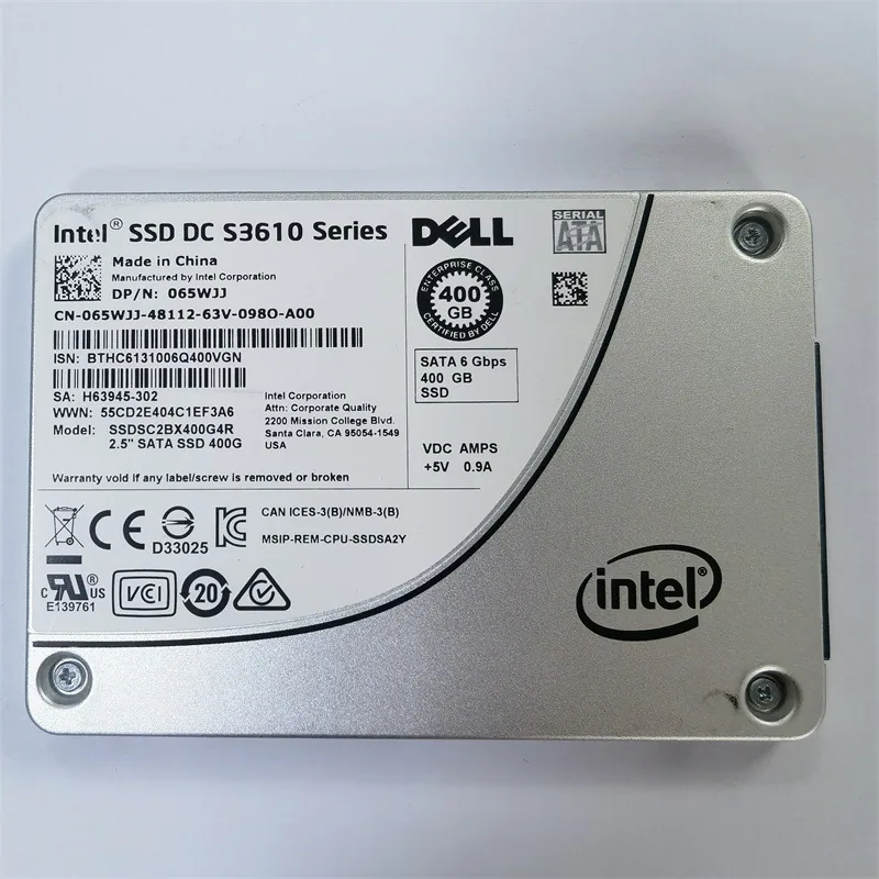 For Intel S3610/ 400G Enterprise SSD Notebook 2.5 inch SSD MLC 4
