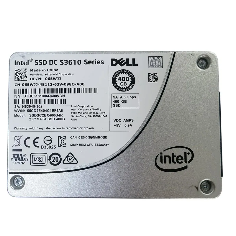 For Intel S3610/ 400G Enterprise SSD Notebook 2.5 inch SSD MLC 5
