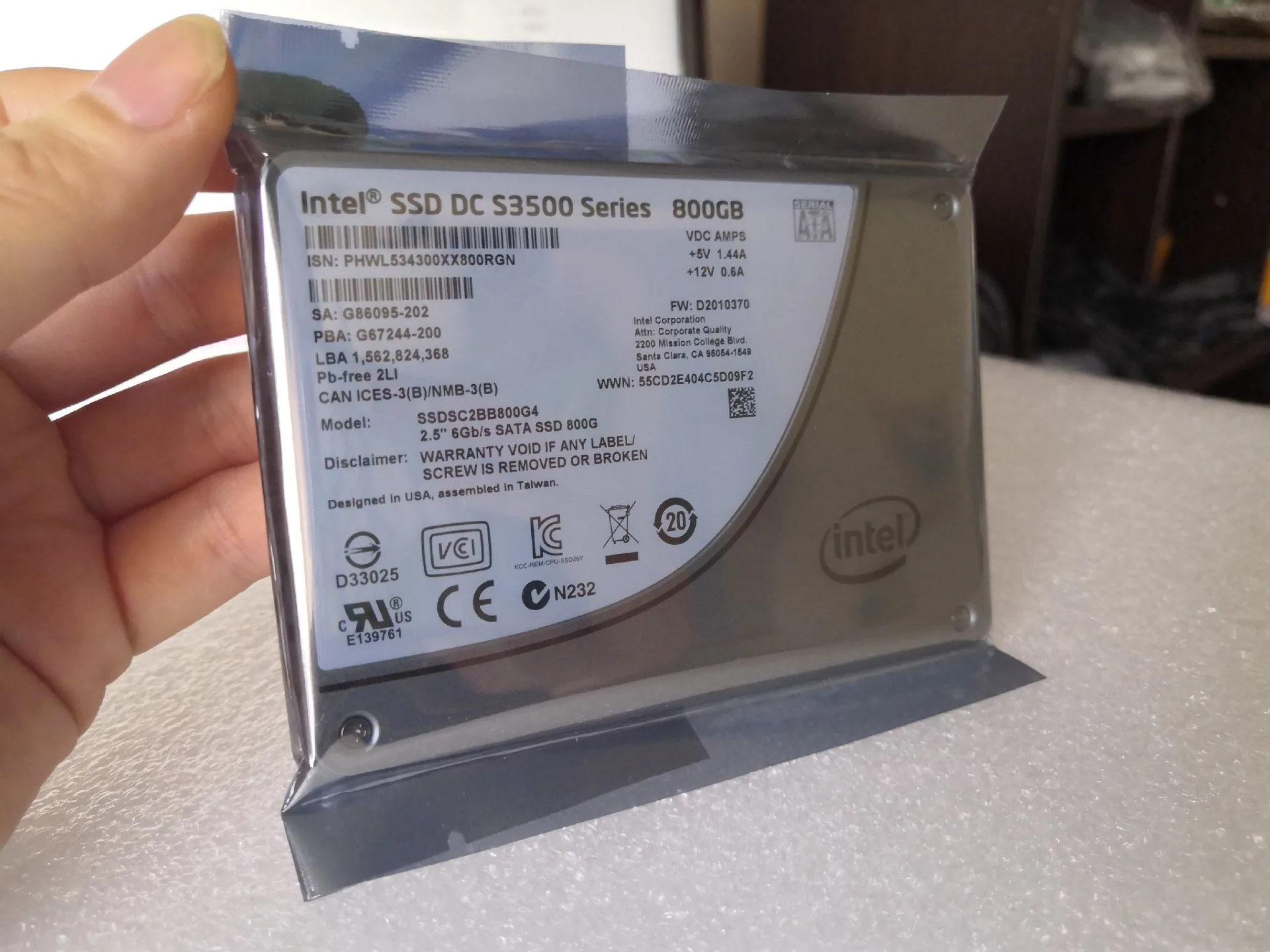 For Intel MLC SSD S3520 480G Laptop Disk Enterprise Server SSD - Hard Drives 8