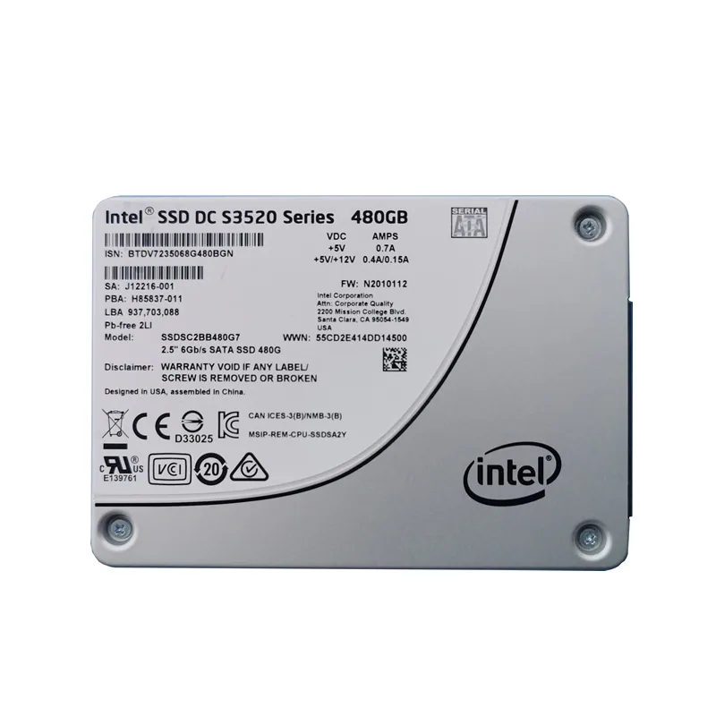 For Intel MLC SSD S3520 480G Laptop Disk Enterprise Server SSD - Hard Drives 5
