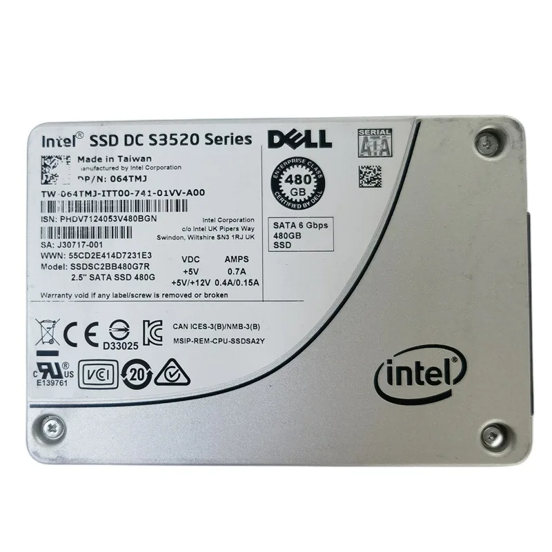 For Intel MLC SSD S3520 480G Laptop Disk Enterprise Server SSD - Hard Drives 6